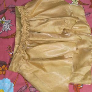 Mini Skirt With Shining Fabric