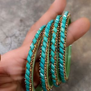 Ramagreen color designer Glass Bangles