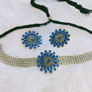 Blue Choker Set