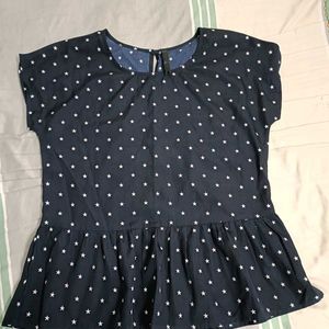 Navy Blue Top , L Size