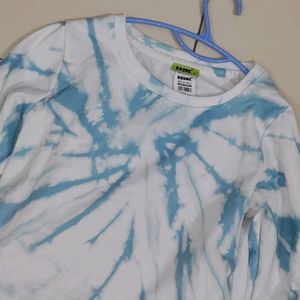 Tie Die Crop Sweatshirt