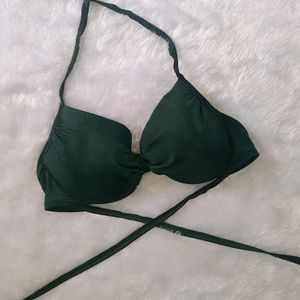 H&M Teal Shade Knotted Stylish Bikini Top👙