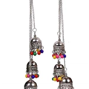 Multicolored Jhumki Earrings