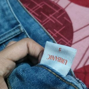 Urbanic jeans with pearl pocket ( high waisted)