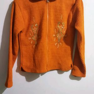 Orange Sweater For Girls