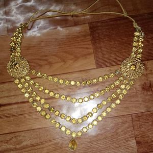 Gold Toned Choker Necklace
