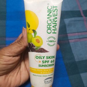 Organic Harvest Sunscreen SPF 60