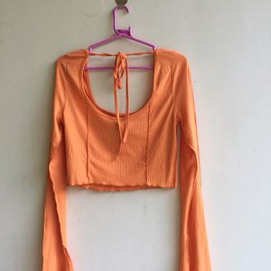 Orange Shein Top