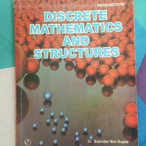 Discrete Mathematics And Structures By Dr. Satinde