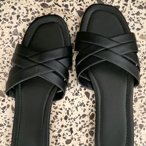 Light Weight black Flat Sandal For Women 🖤