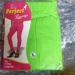 Parrot Green Leggings