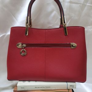 Imported Genuine Leather Handbag