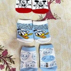 0-3 Month Old Disney Baby Socks