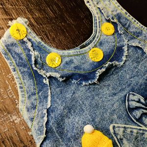 Denim Dress For Baby Girl