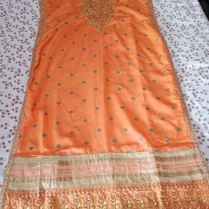 Orange Kurti Set