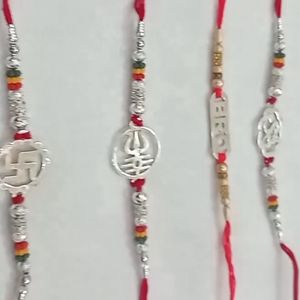 Silver Rakhi