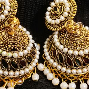 Moti & Meekari Earrings