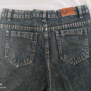 High Rise Cargo Jeans For Women & Girls