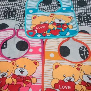 Good Quality Baby Bibs New (Pack Of 3)