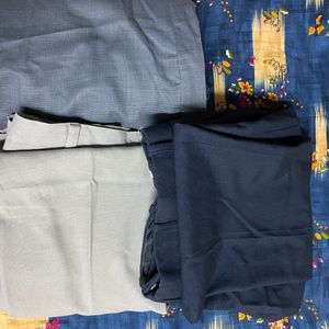 Combo of three formal pants