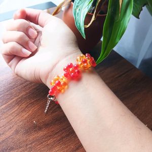 Beaded Flower Bracelet