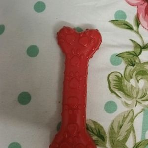 Silicone Red Bone For Dogs