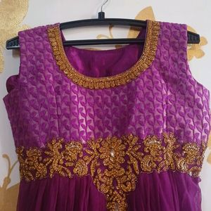 Purple Ethnic Gown