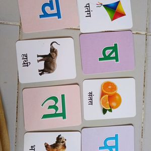 Kids Hindi Varnmala Flashcards 56 Card..