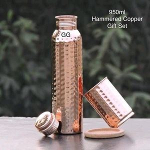 Copper Bottle Gift Set