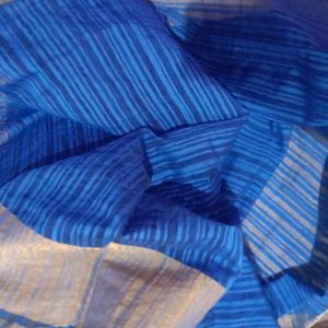 New Blue Saree