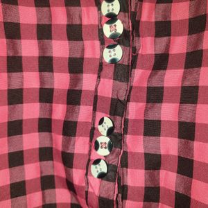 Rose Pink Botton Shirt