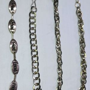 (Set of 7) Hand chain bracelets