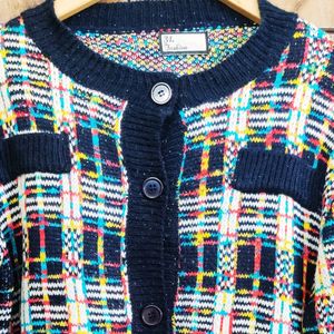 Multicolour Cardigan Size-42-44