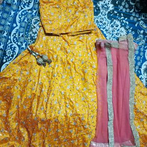 Lehenga With Blouse And Dupatta