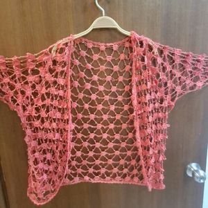 Netted Cardigan