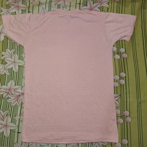 Zara Unisex Pink T-shirt