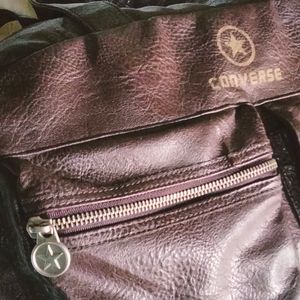 100% authentic  Leather Converse Duffle Bag