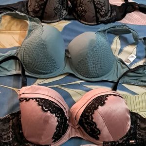 Combo Of Three Imported Fabric Bra