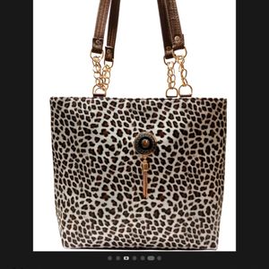 Leopard Print Hand Bag