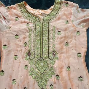 Party Wear Kurta And Dupatta