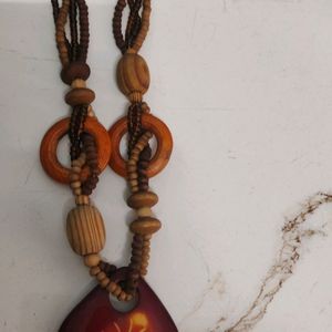 Tribal Wooden Pearl Jewellery