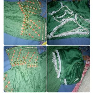 Dupatta Set Green Bautiful Shuit