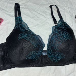 Black Lace Bra