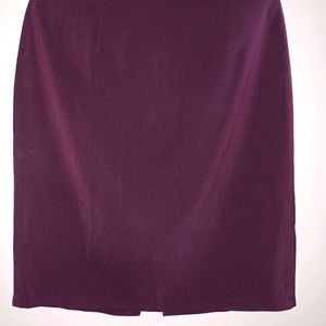 Purple Pencil Skirt