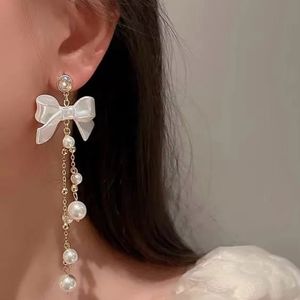 Pearl Long Earrings