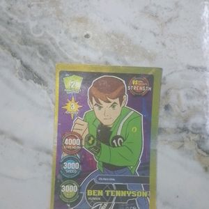 Ben 10 Cards One Golden Card