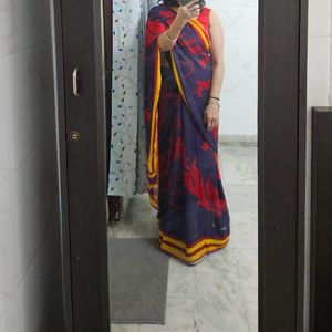 Printed Silk Saree