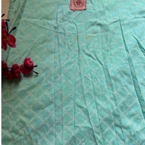 Kurta Paint Dupatta Set Cotton