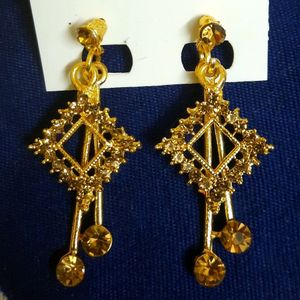 Golden Earing Set For Women