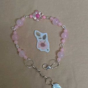 Bow Necklace And Bracelet